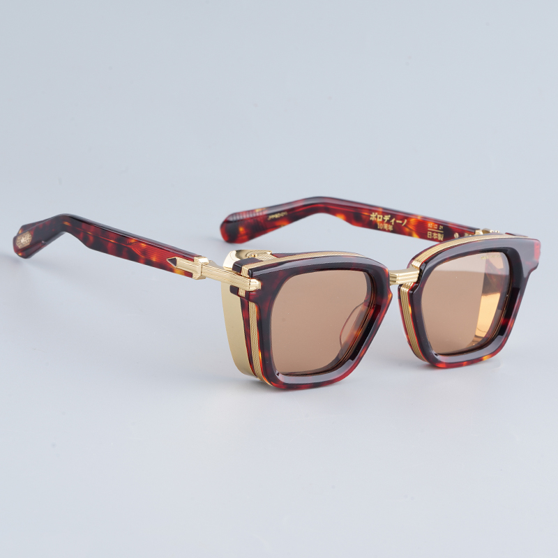 Lunettes de soleil carrées de haute qualité pour hommes et femmes, design tendance, UV400, en acétate et alliage, fabriquées à la main au Japon, lunettes de luxe
