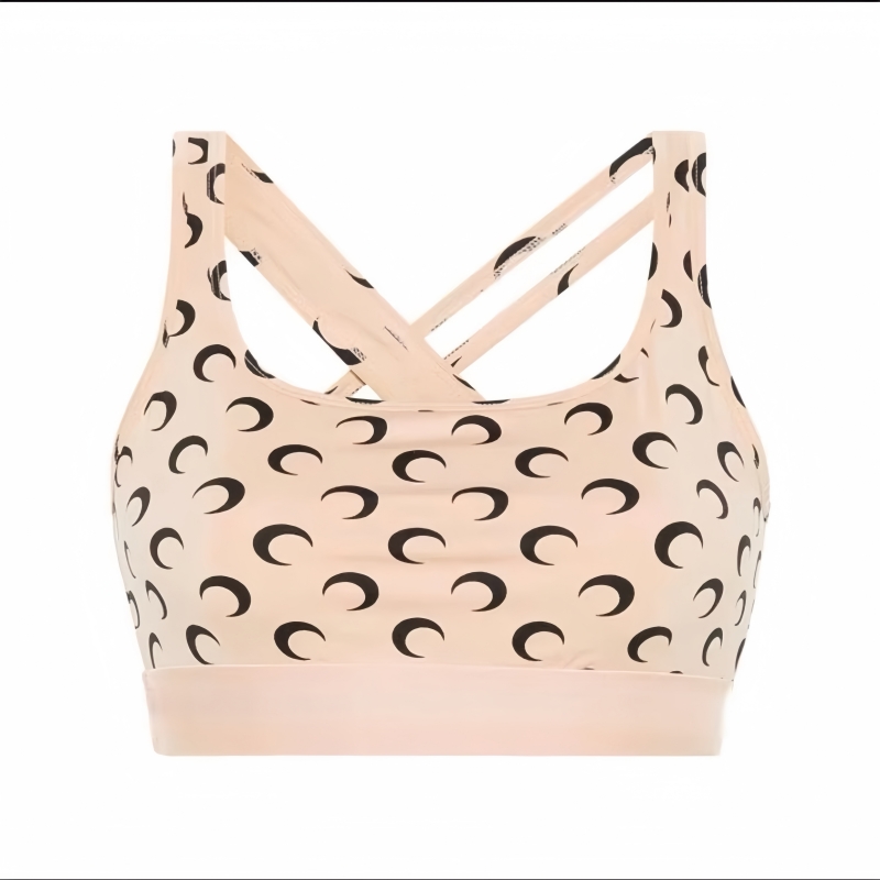 Soutien-gorge d'entraînement dos nu pour femmes, Sexy, imprimé graphique complet, taille haute, gilet court, Streetwear, haut de gymnastique