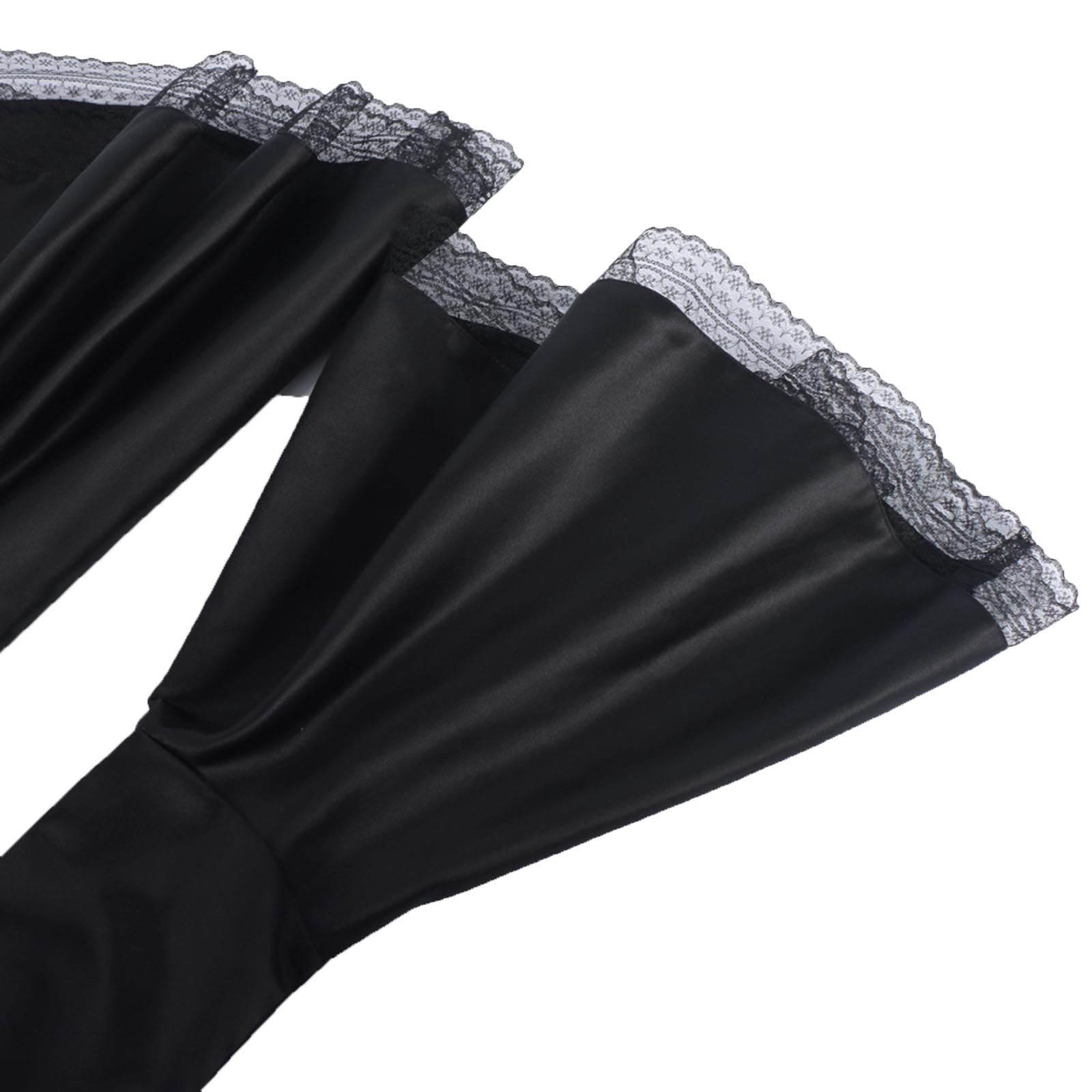 Robe longue médiévale gothique à capuche pour femme, style rétro, avec lacets, manches trompette, robe de danse rétro, robe victorienne pour fête
