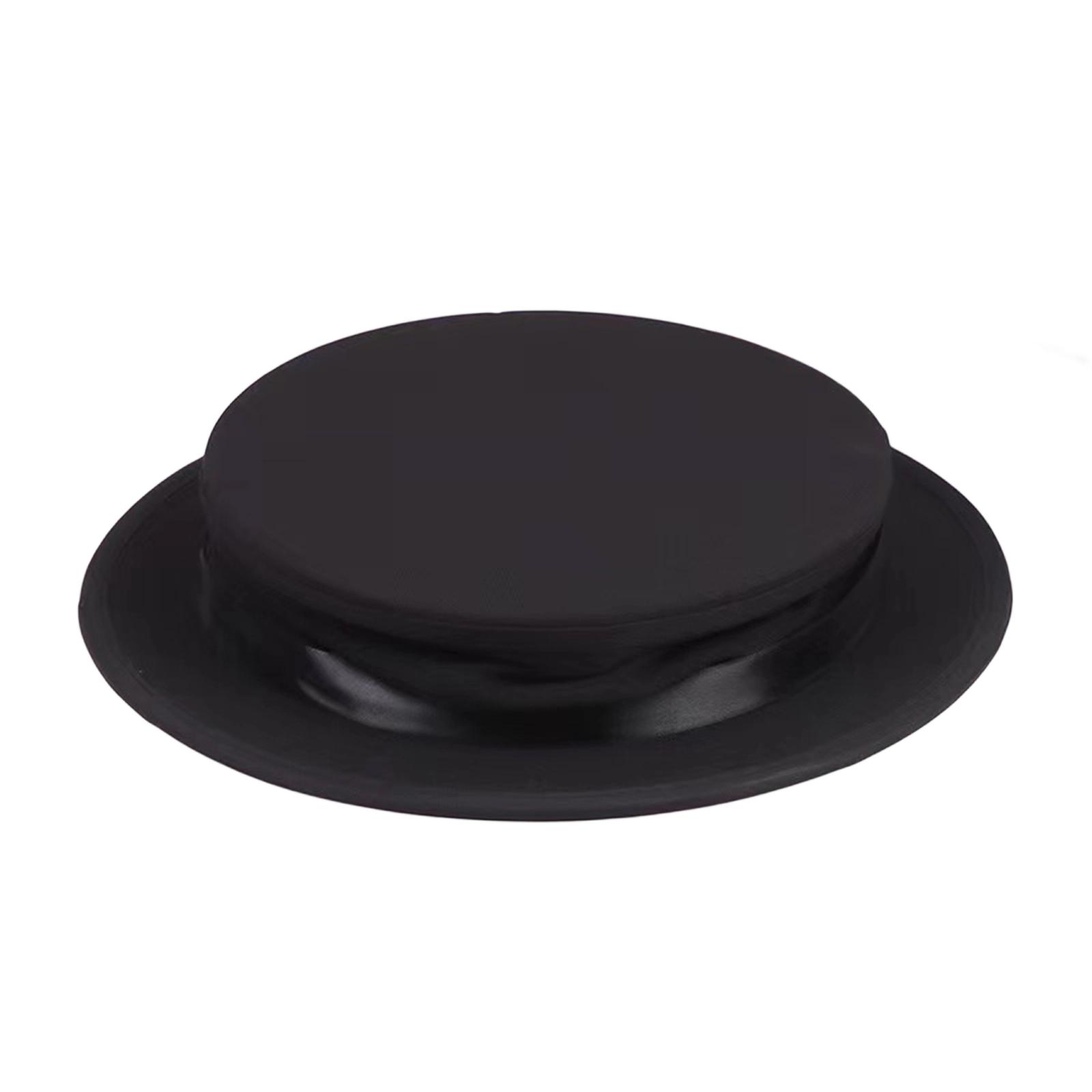 Chapeau haut-de-forme pour Gentleman, Costume d'halloween et de noël, chapeau haut-de-forme pliable Portable pour magicien du père noël, déguisement de fête Steampunk