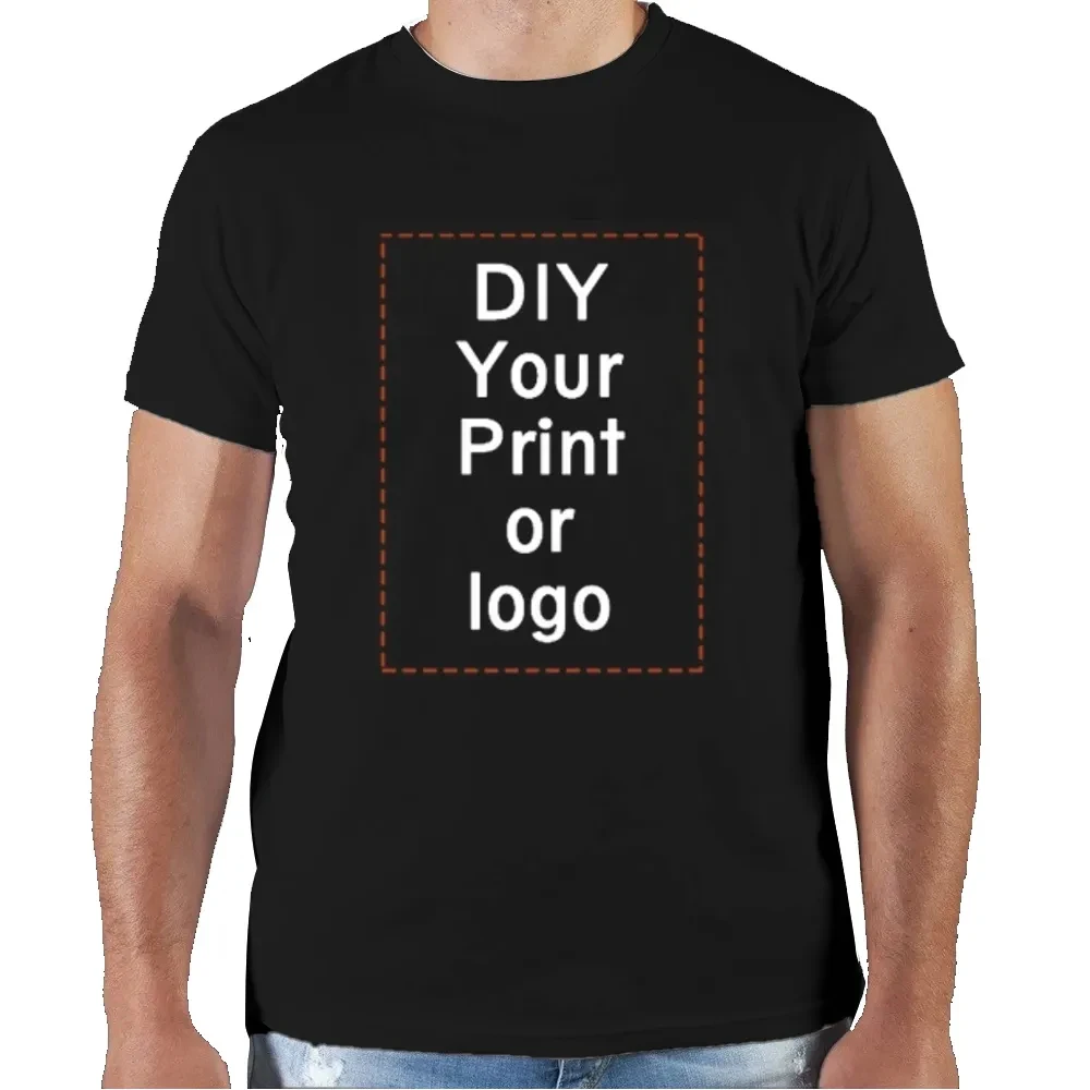 T-shirt personnalisé femmes hommes personnalisé imprimé 100% coton à manches courtes votre Logo Photo marque texte t-shirt personnaliser vêtements graphiques