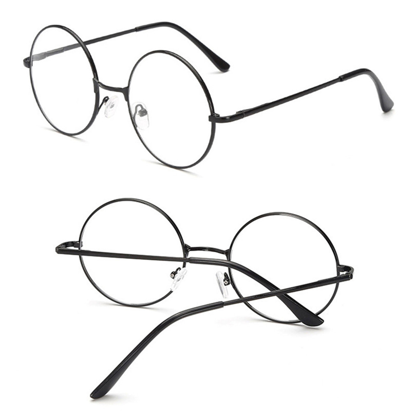 Lunettes de myopie pour hommes et femmes, monture ronde en métal, verres optiques de myopie, dioptrie-1.0 -2.0 -2.5 -3.0 -4.0