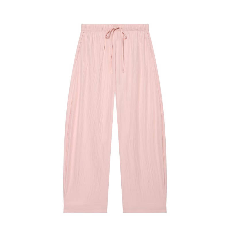 Ensemble pantalon large et veste courte plissée taille mi-haute pour femme - Tenue d'été 2 pièces