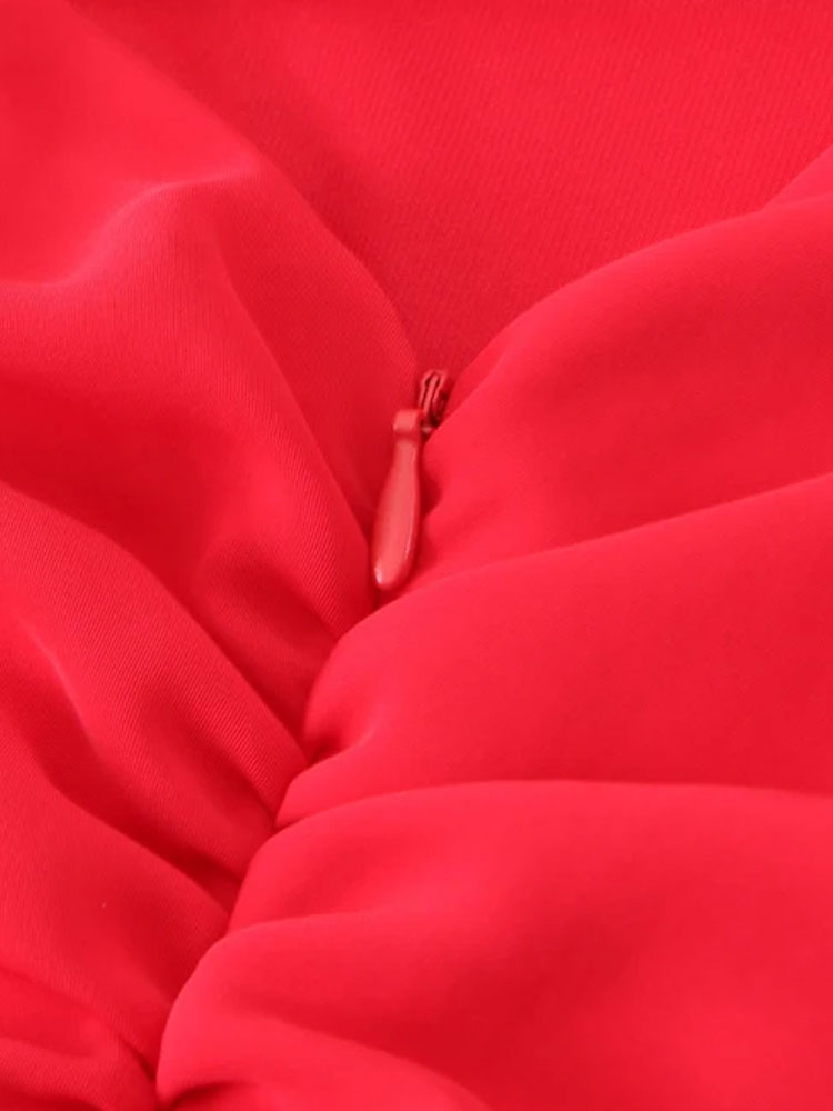 Robe mi-longue drapée pour femmes, col droit, bretelles fines, robes féminines dos nu, mode Chic