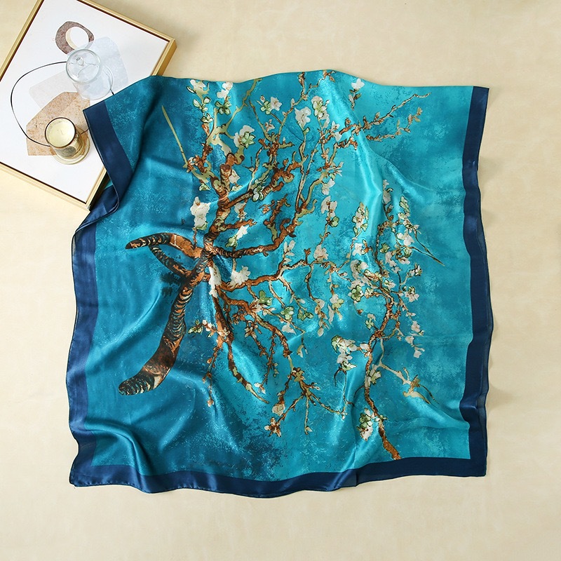 Écharpe de printemps pour femme, design de luxe, en soie, protection solaire, respirante, douce, foulard musulman, châle de plage 85x180cm