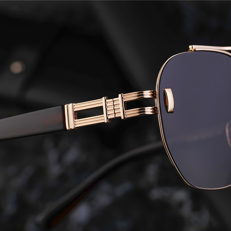 Lunettes de soleil à monture carrée vintage pour hommes et femmes, lunettes à la mode européennes et américaines, lunettes haut de gamme, UV400, nouveau, 2024