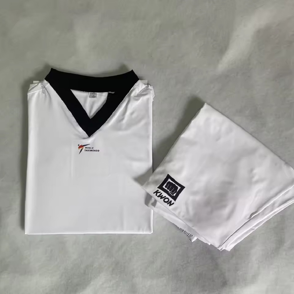 Uniforme de Taekwondo KWON, entraînement professionnel d'arts martiaux, adapté aux hommes et aux femmes adultes, uniforme de sport de karaté Sanda