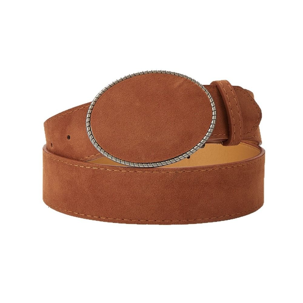 Ceinture en cuir suédé pour femmes, Design de luxe à la mode, Maillard rétro Business, ceinture large décontractée Y2k