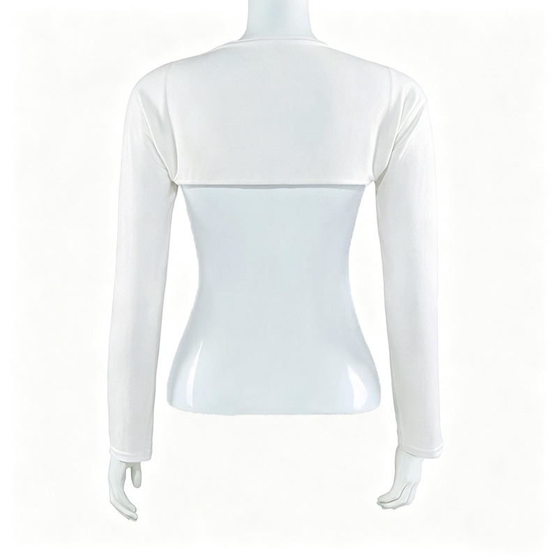 Boléro de protection UV pour femme, manches longues, couvre-bras anti-UV, couleur unie, en jersey de coton modal élastique
