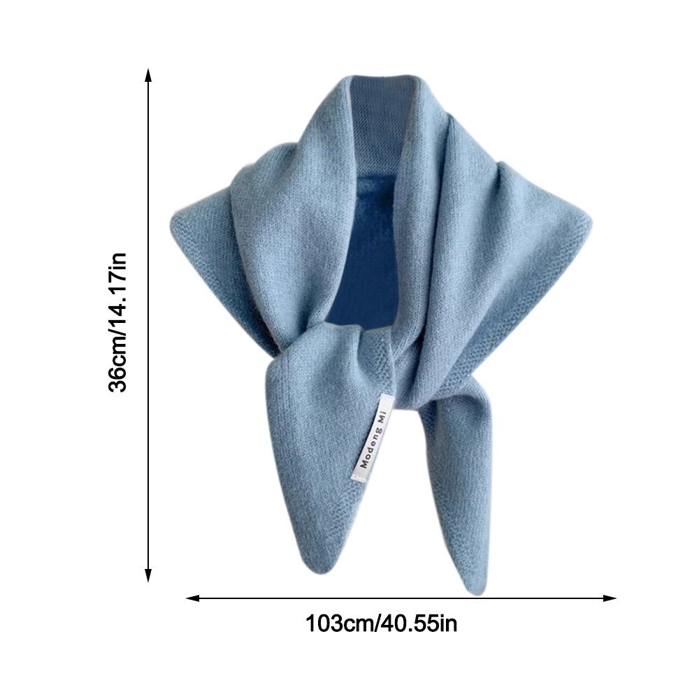 Écharpe Triangulaire Chaude en Laine Multifonctionnelle pour Femme, Écharpe de Sauna d'Hiver, Nouvelle Collection