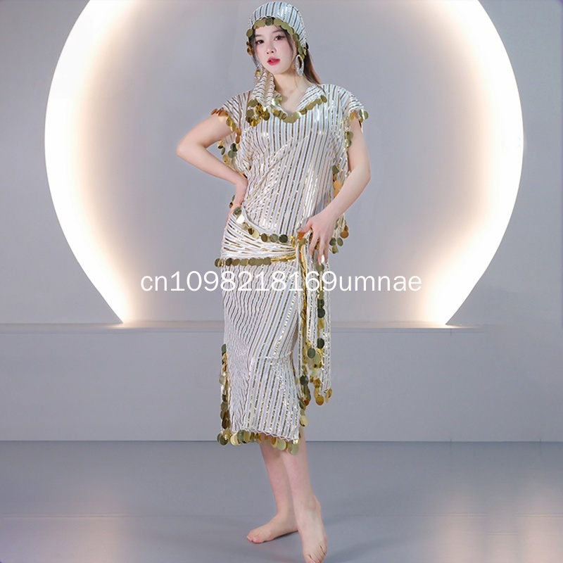 Costumes de danse du ventre pour femmes, costumes de performance Shaabi Baladi Saidi, tenue de danse orientale pour adultes