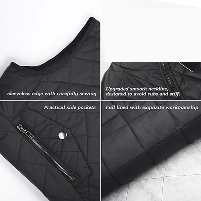 Gilet sans manches pour femme, veste matelassée en coton, gilet chaud, mode hiver, col montant, manteaux unisexes, vêtements décontractés
