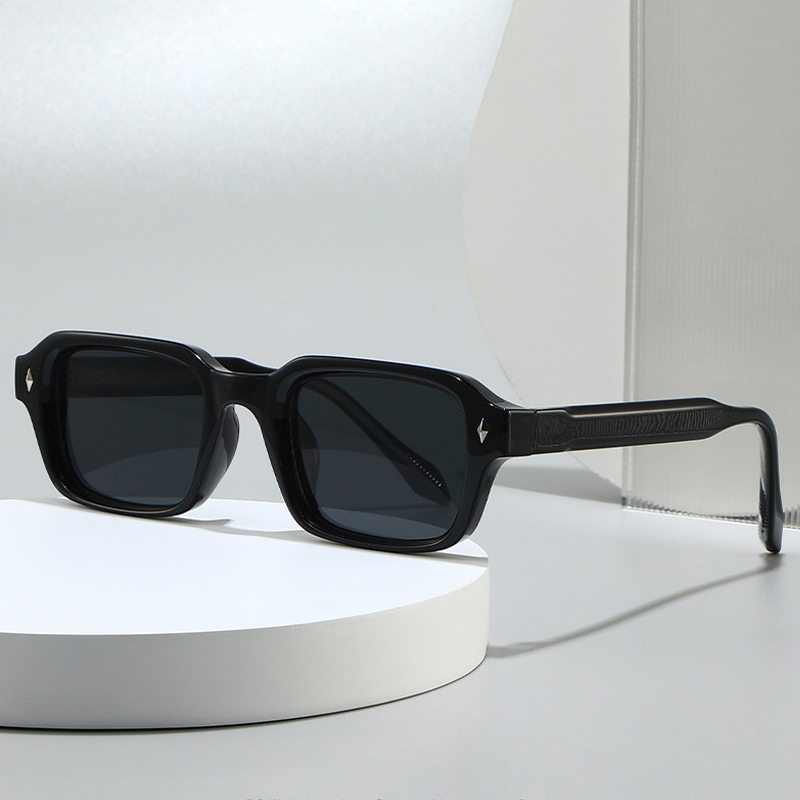 Lunettes de soleil carrées de qualité JNPCXI pour femmes et hommes, montures en acier inoxydable avec noyau métallique CP, protection UV400, idéales pour les voyages et les vacances