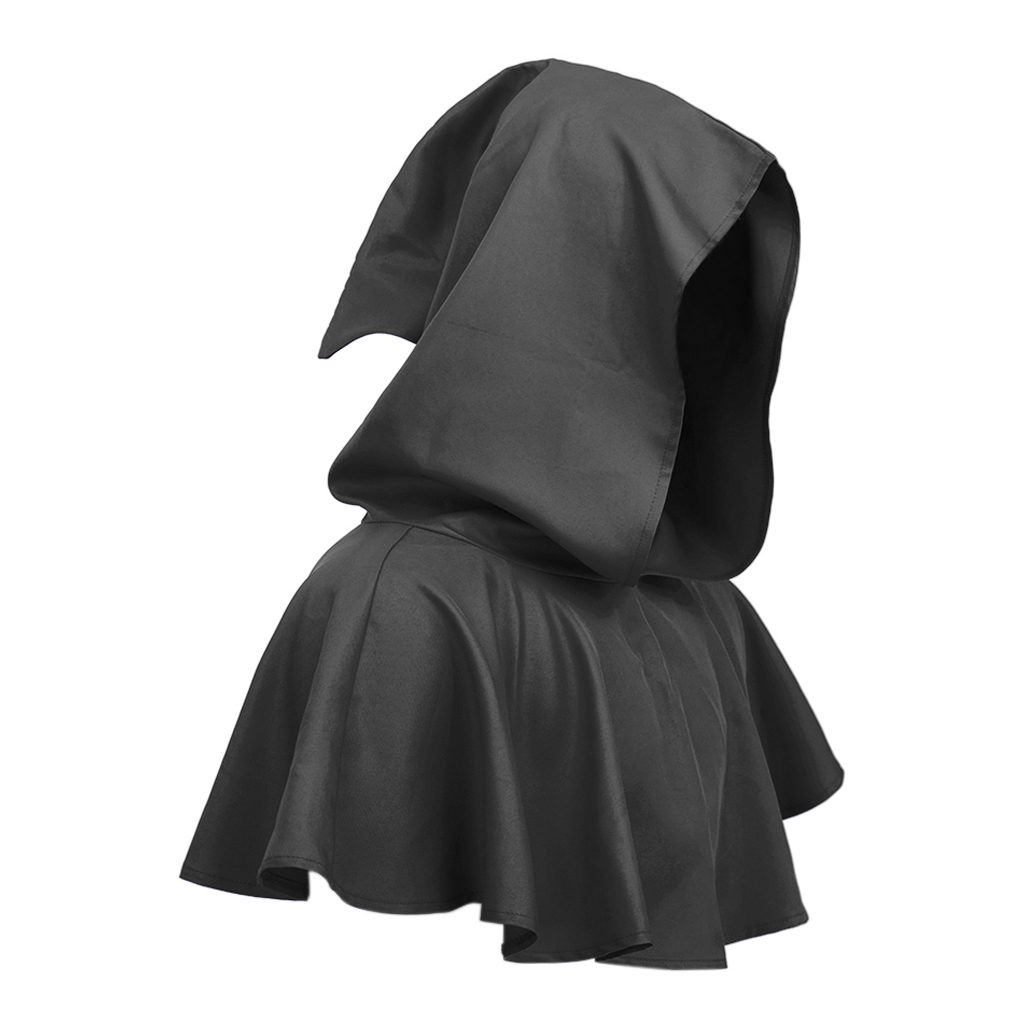 Costumes de Cosplay de moine médiéval, cape à capuche de magicien, frère, prêtre, Vampire, Robe courte pour adultes, unisexe, Capes fantaisie de fête d'halloween