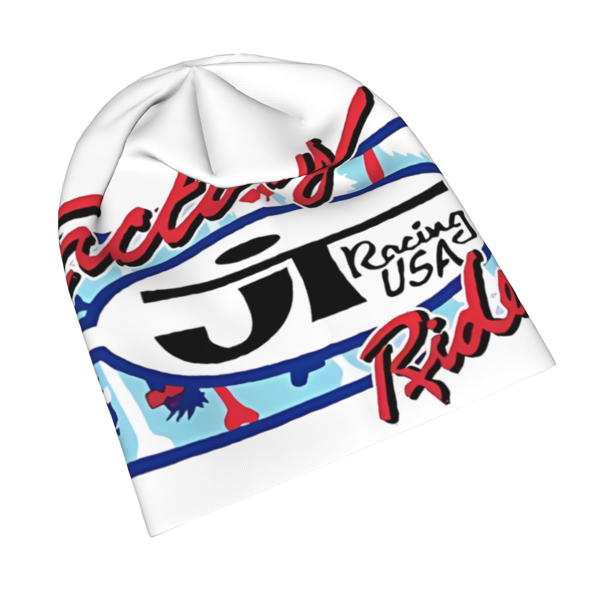 Bonnet JT Racing USA pour Hommes et Femmes, Modèle Fin, avec Logo BMX, Design Spécial Factory Driver Hawaiian, Bonnet Chaud, Style Skullies Beanies Caps