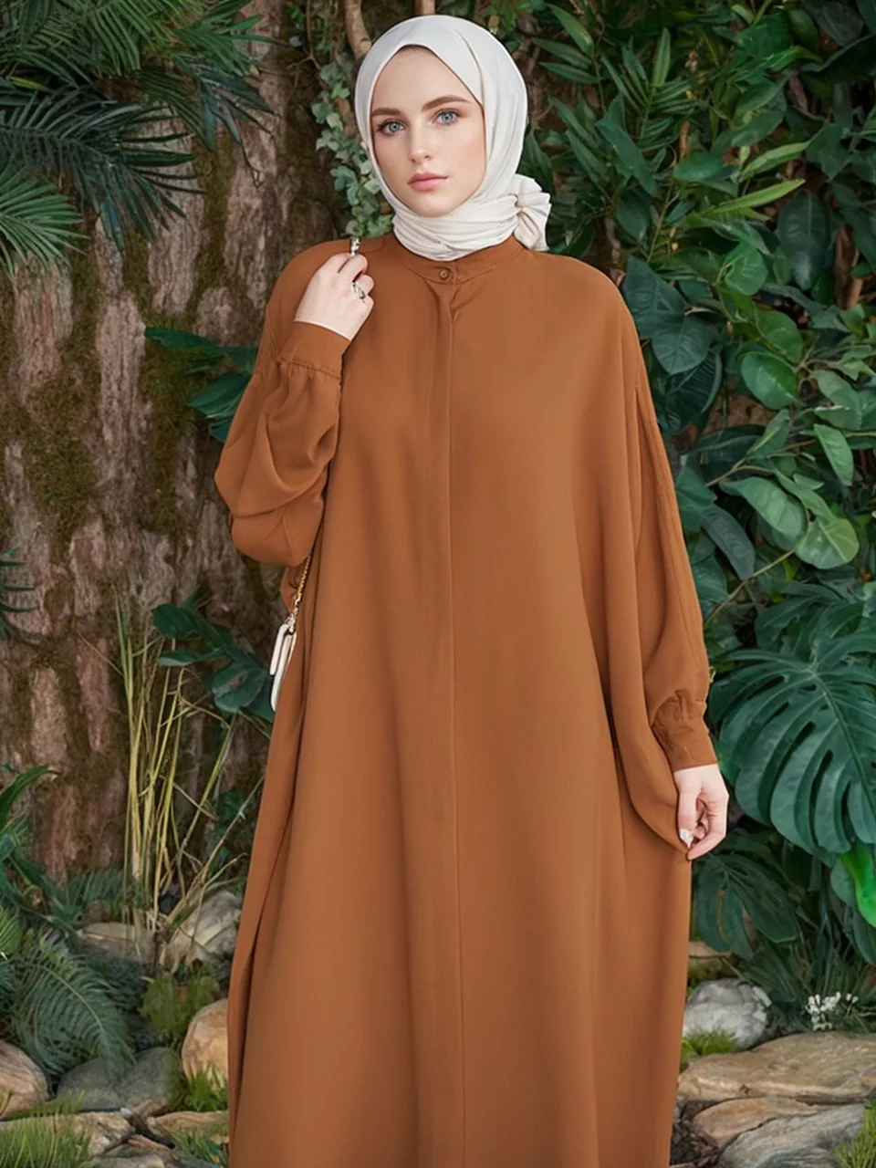 Abaya musulmane pour femmes, manches chauve-souris, dubaï, Islam, malaisien, arabe, robe longue, solide, modeste, adt Abayas, caftan, Ramadan, Maroc, 2025