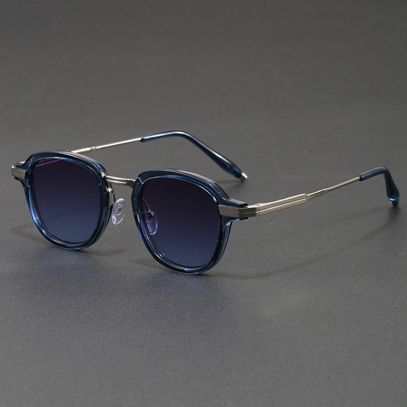 Lunettes de soleil rondes vintage pour femmes et hommes, lunettes tendance, monture ronde géométrique rétro, design simple, protection UV400, hommes femmes