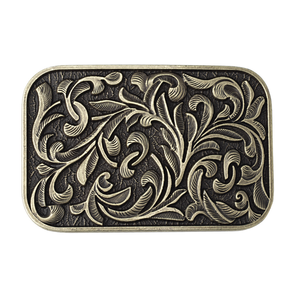 Boucle de ceinture pour jeunes, mode de rue, motif Arabesque rétro, Style chinois ancien