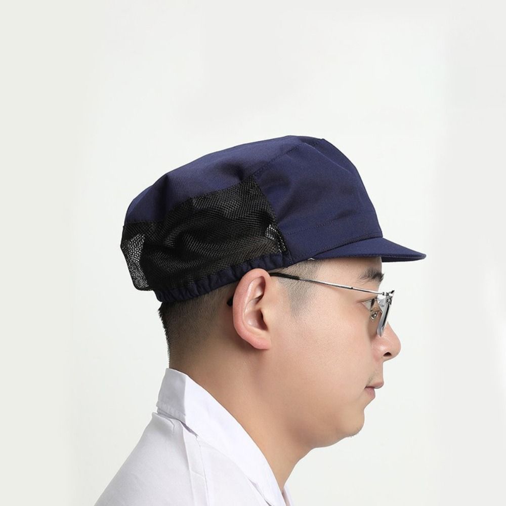 Chapeau de travail en tissu maille respirante, chapeau de Chef de Service alimentaire, vêtements de travail, anti-fumée, anti-poussière, casquette hygiénique de cuisine, hôtel et Restaurants