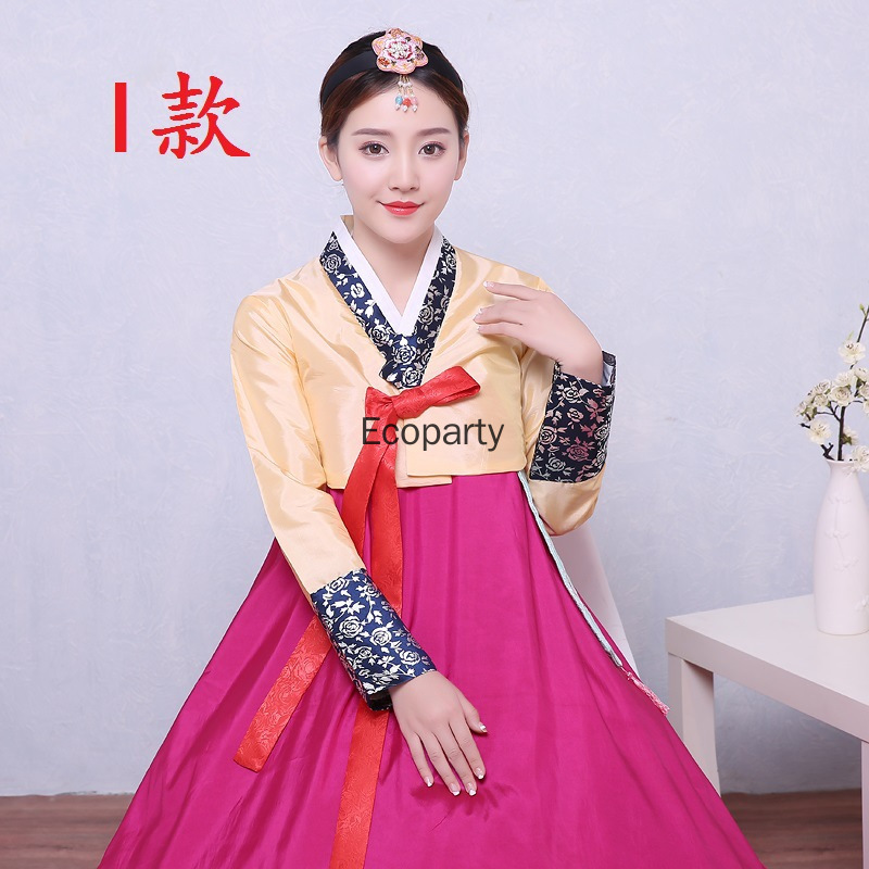 Robe Hanbok pour femmes, 8 couleurs, Costume de princesse coréenne, vêtements de spectacle de danse nationale traditionnelle asiatique pour adultes, Hanbok amélioré