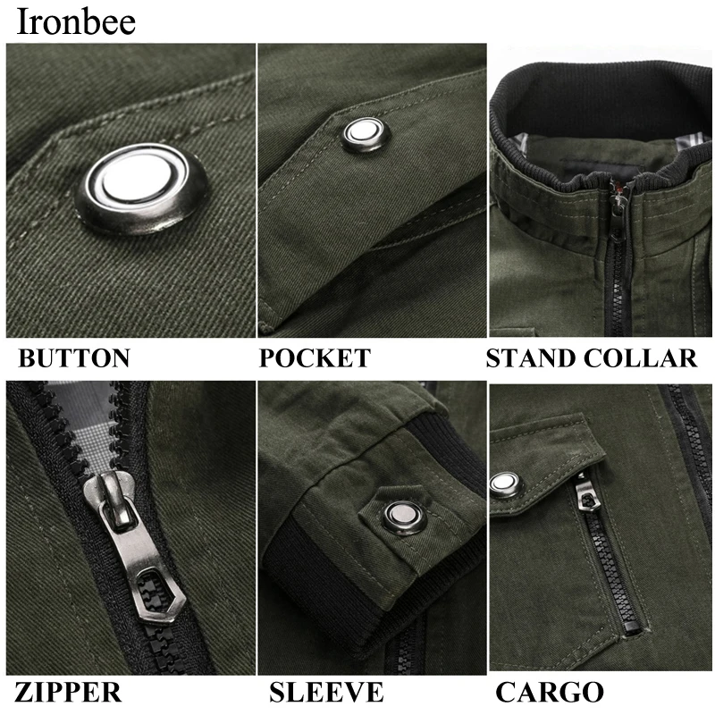 Veste militaire DulMan pour hommes, vestes cargo à fermeture éclair, manteau en coton, vêtements d'extérieur à col montant, coupe-vent, nouvelle marque, Y-2024
