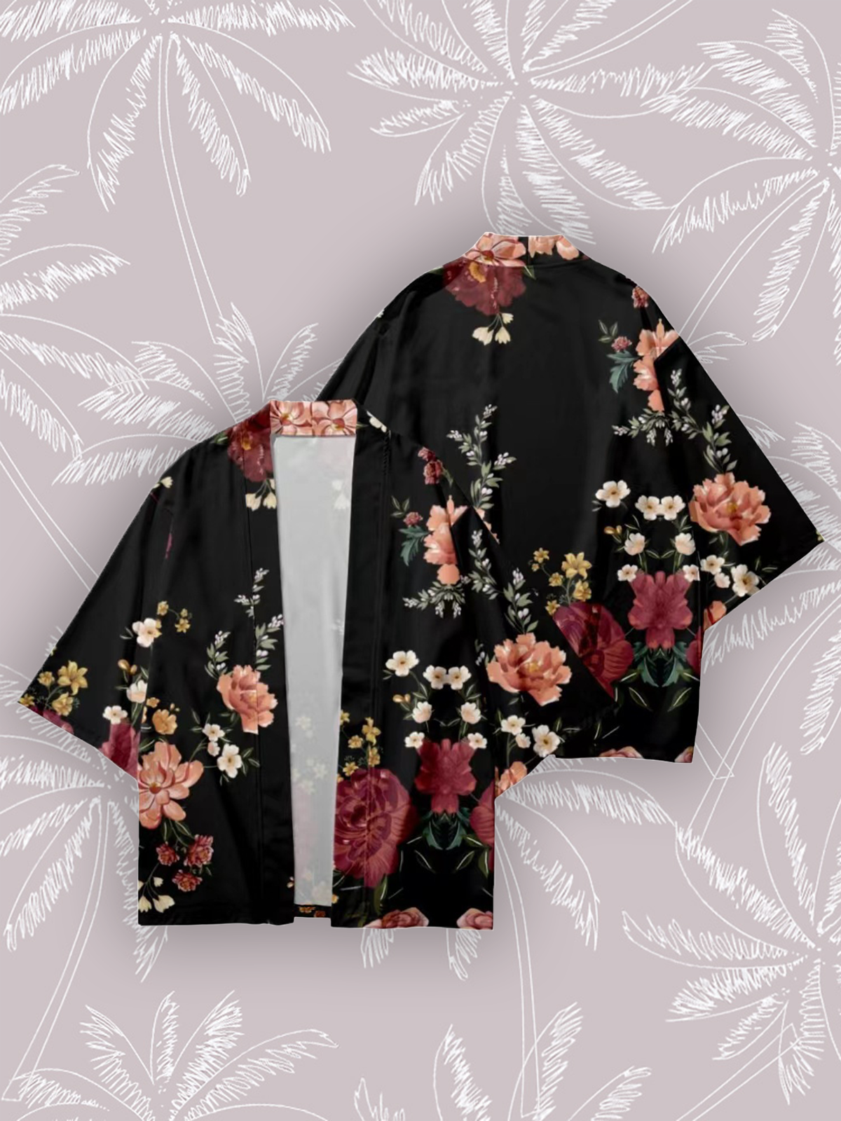Sakura Kimono femmes mode d'été Haori Yukata hommes japonais plage hauts Harajuku Cardigan Kimonos Hanbok surdimensionné Streetwear