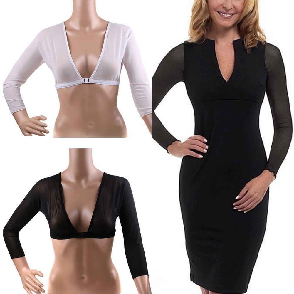 Hauts pour femmes à manches longues, style mode, avec boutons sur le devant, en maille, blancs, avec manches cache-bras et épaulettes