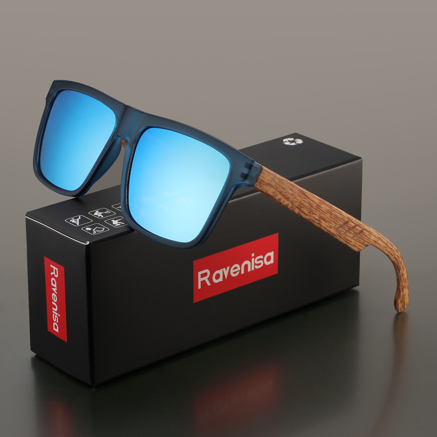Mode Vintage carré cadre carré lunettes de soleil hommes femmes pêche conduite homme marque de luxe concepteur lunettes de soleil UV400 lunettes