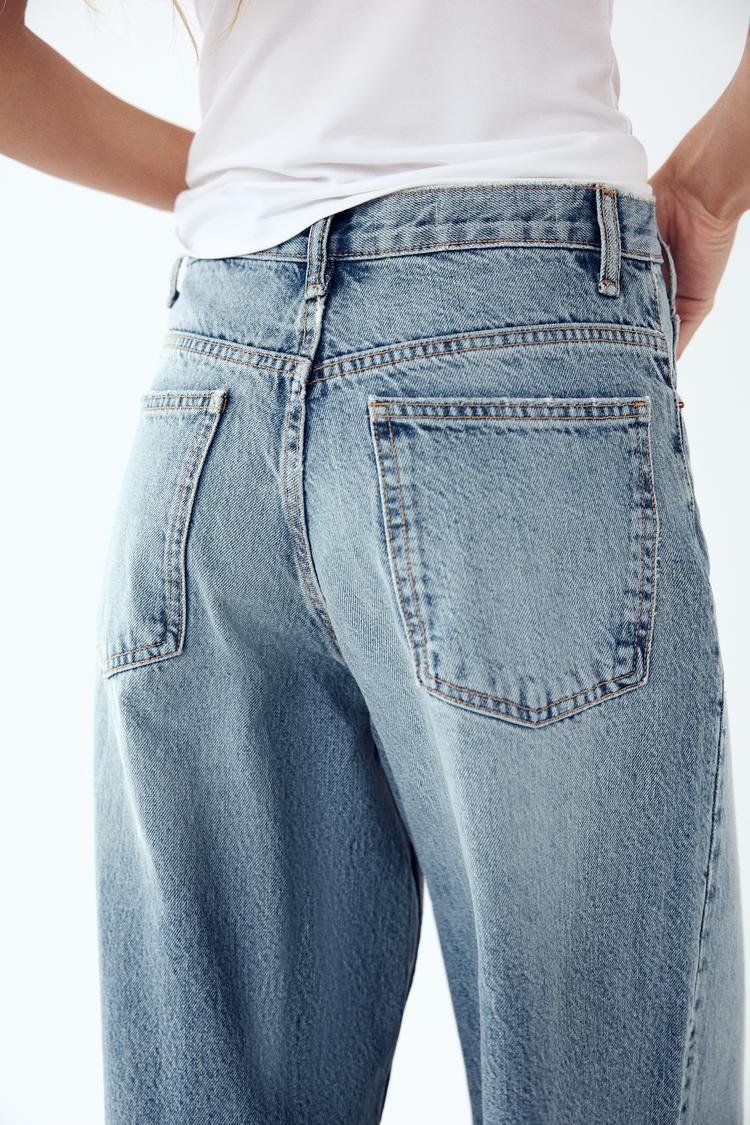 2025 nouveau jean femme taille haute jambe large coton droit Double boutonnage Denim pantalon esthétique Baggy jean Faionable dames