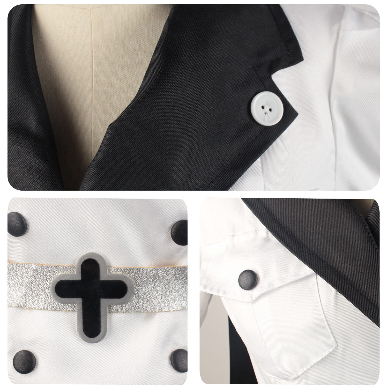 Costume de Cosplay Akame Ga KILL Esdeath pour Homme et Femme, Ensemble Complet avec Chapeau et Chaussettes, Tenues de ixGénérales