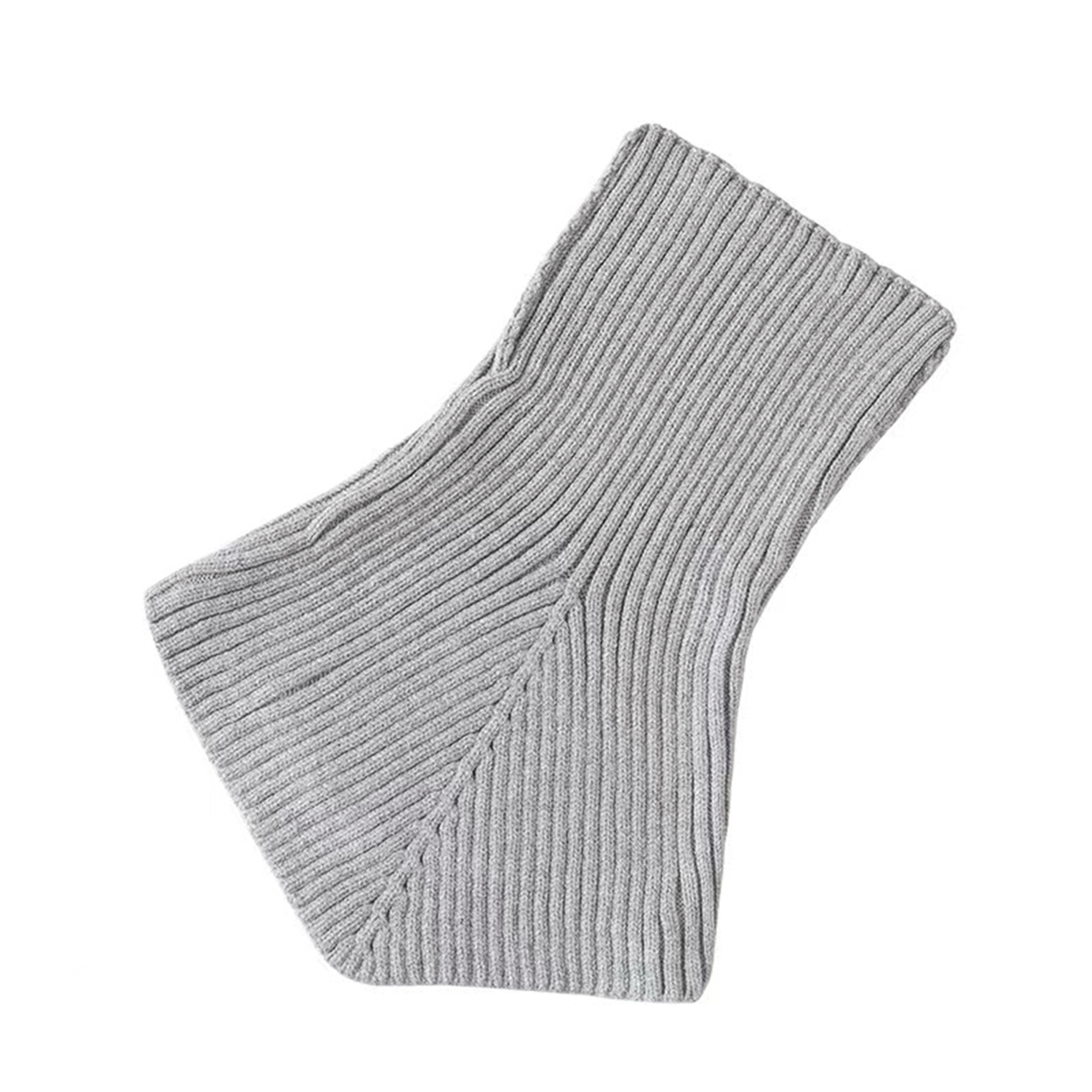 Femmes hiver tricoté coton faux col écharpe femmes chaud col roulé cou plus chaud détachable hiver coupe-vent écharpe