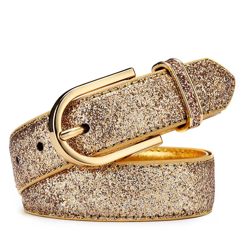 Ceinture en or femmes mode ceintures en cuir PU pour femme de luxe de haute qualité marque sangle décontractée pour jean femmes ceinture de créateur nouveau