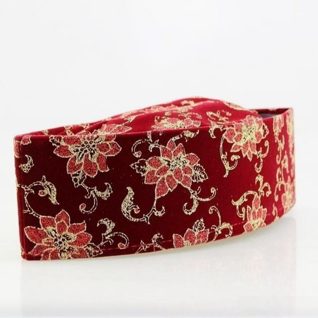 Chapeau africain pliable en velours, chapeaux musulmans pour hommes, chapeau noir, chapeaux musulmans pour hommes, bonnet de prière, chapeau islamique, Ramadan
