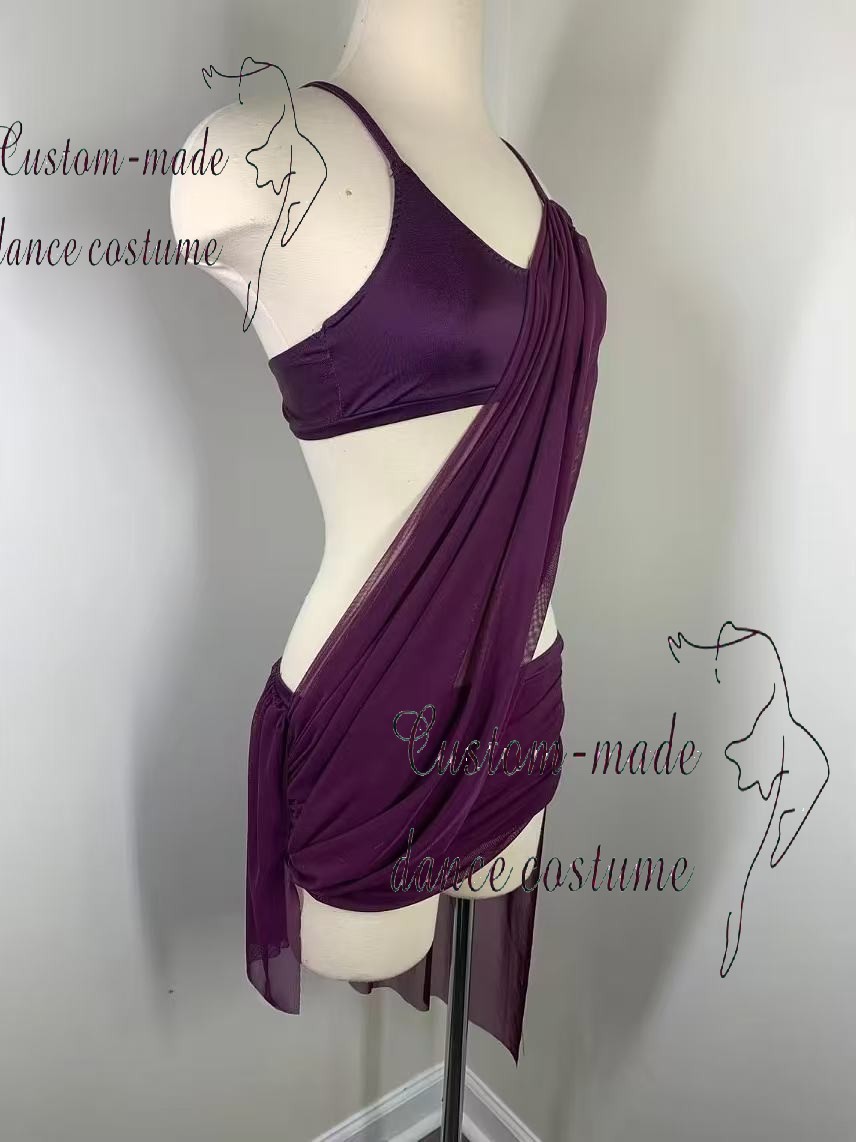Ensemble de costumes de danse contemporaine pour filles, tenue de ballet moderne et de spectacle sur scène lyrique pour femmes dans les salles de danse