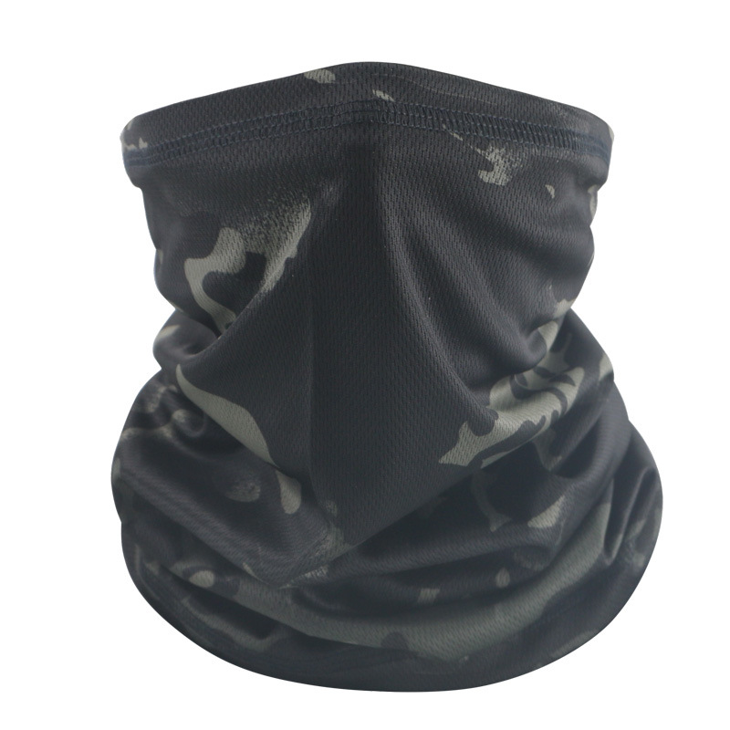 Foulard de Camouflage pour cyclisme en plein air, Protection solaire pour sport à séchage rapide, masque respirant
