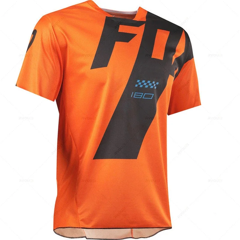 Maillot de cyclisme Enduro à manches courtes DH Motocross Downhill BMX VTT Respirant