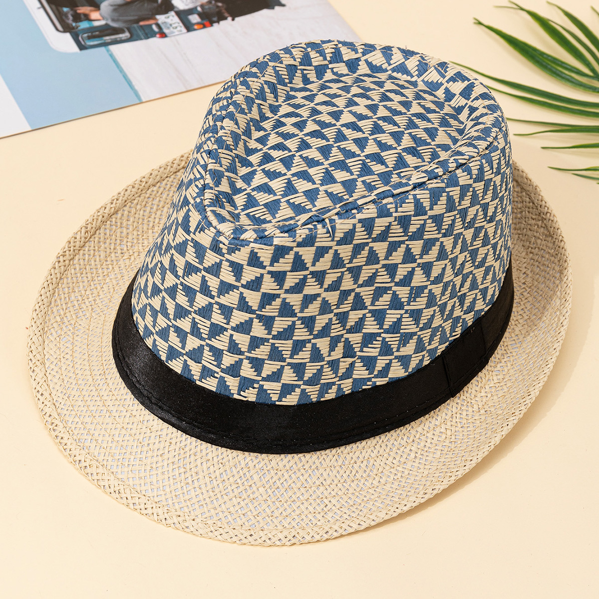 Chapeau de soleil coréen pour hommes, chapeau fin d'été, pare-soleil d'été, protection solaire d'extérieur, chapeau de Jazz, chapeau de paille