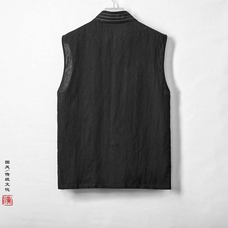 Vêtements traditionnels chinois d'été pour hommes, Hanfu GlaMen, FibTop en lin et coton, Kimono imbibé Tang, Cardigan pour hommes, Haut fendu, 2023