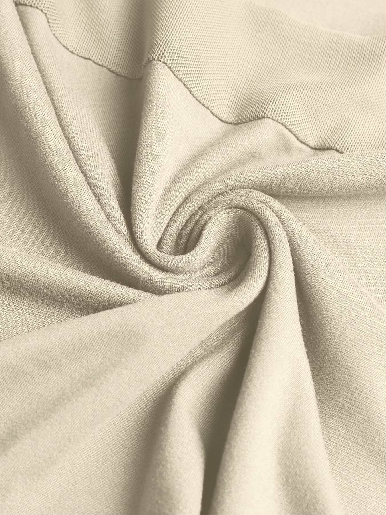 Haut en maille patchwork pour femme, col rond, manches longues, détails découpés, coupe ajustée, élégant, décontracté, chemisier pour femme, haut quotidien printemps-été