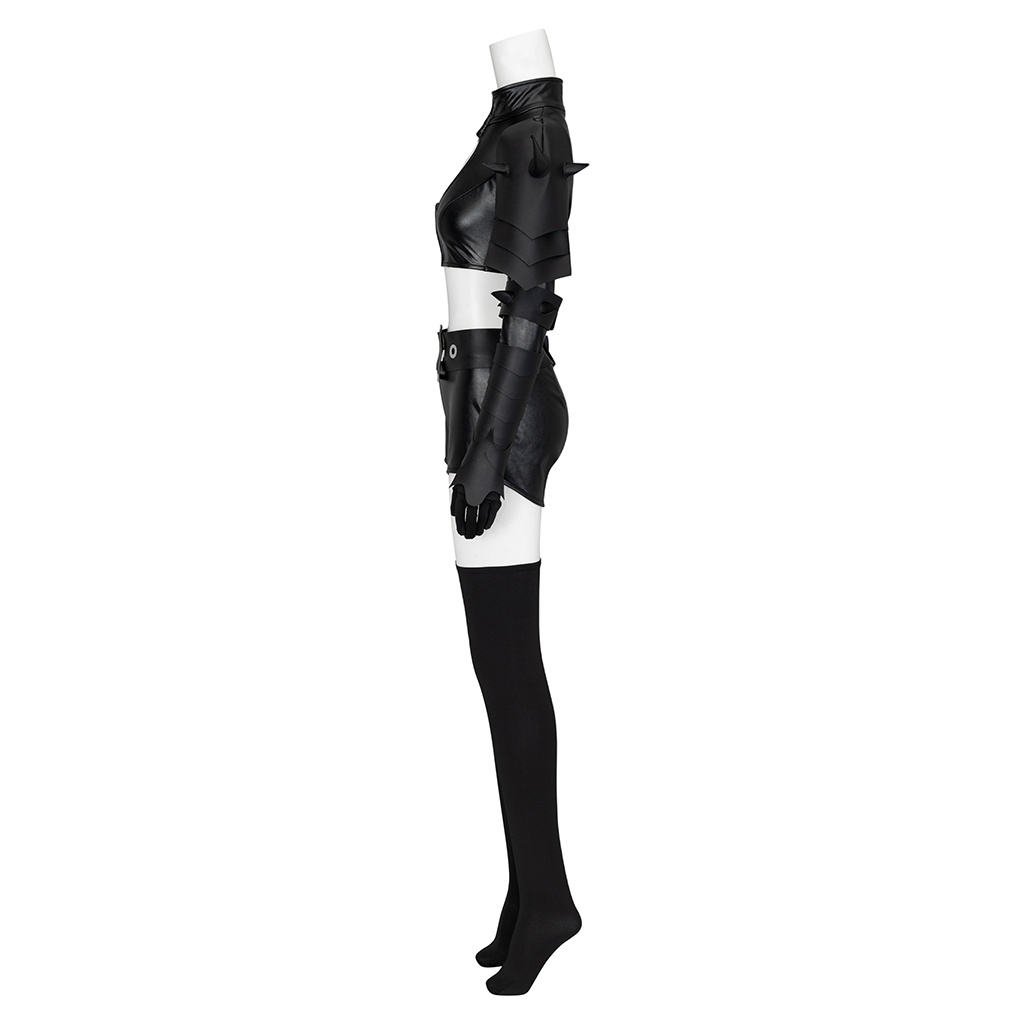 Anime Rivals Magik Cosplay Sexy tenue noire Costume Rasputina jeu vêtements noir uniforme Halloween Sexy tenues de fête