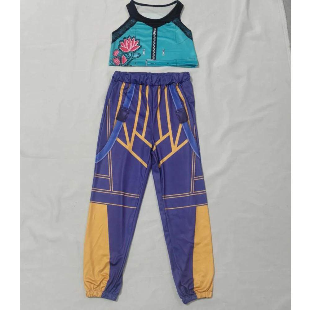 Ensemble de costumes de Cosplay du Film animé Zoey pour filles, vêtements de jeu de rôle de groupe idole k-pop, vêtements de spectacle sur scène de carnaval d'halloween