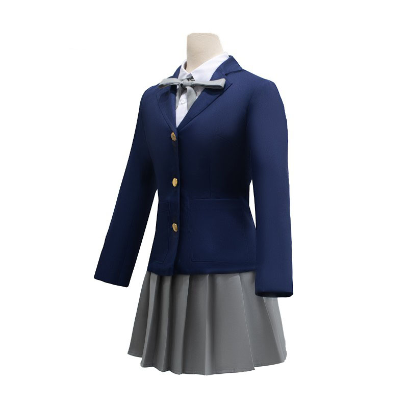 K-ON! Costumes Akiyama Mio Cosplay uniforme scolaire Anime femmes JK uniforme jupe bande dessinée Cosplayer perruques couvre-chef Halloween