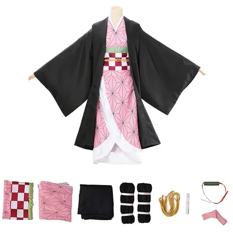 Costume de Cosplay Kimono pour personnage de dessin animé japonais, pour adultes et jeunes, déguisement pour fête à thème d'halloween