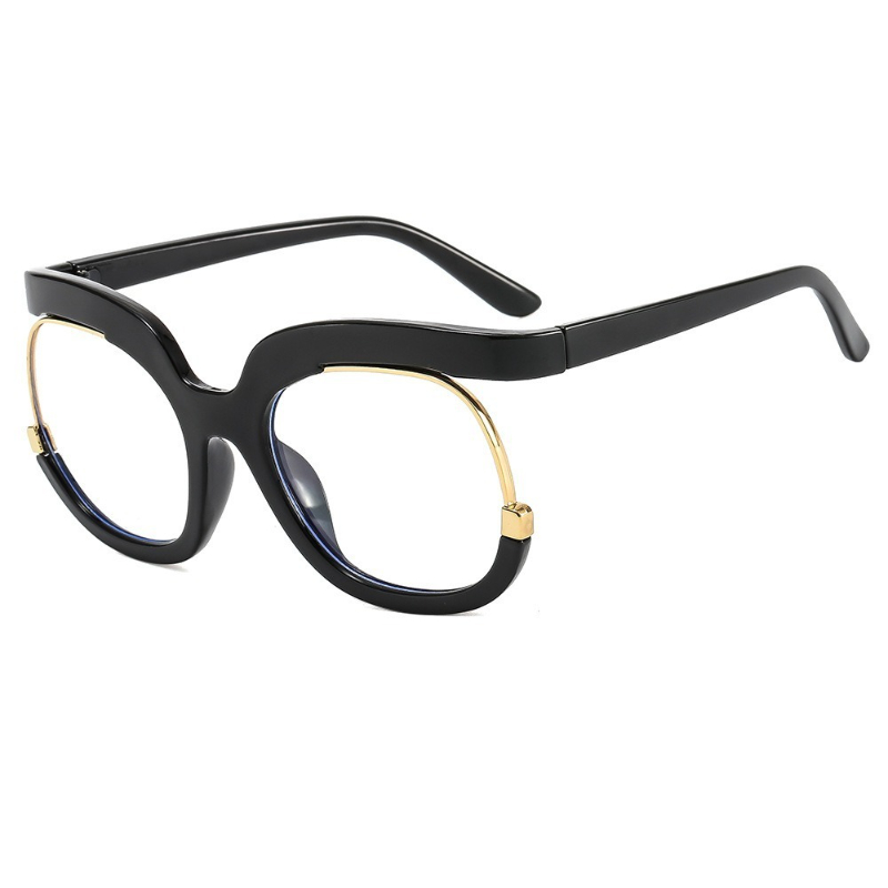 Lunettes de lecture surdimensionnées pour hommes et femmes, Anti lumière bleue, hypermétropie, montures rondes uniques, lunettes décoratives dioptrie