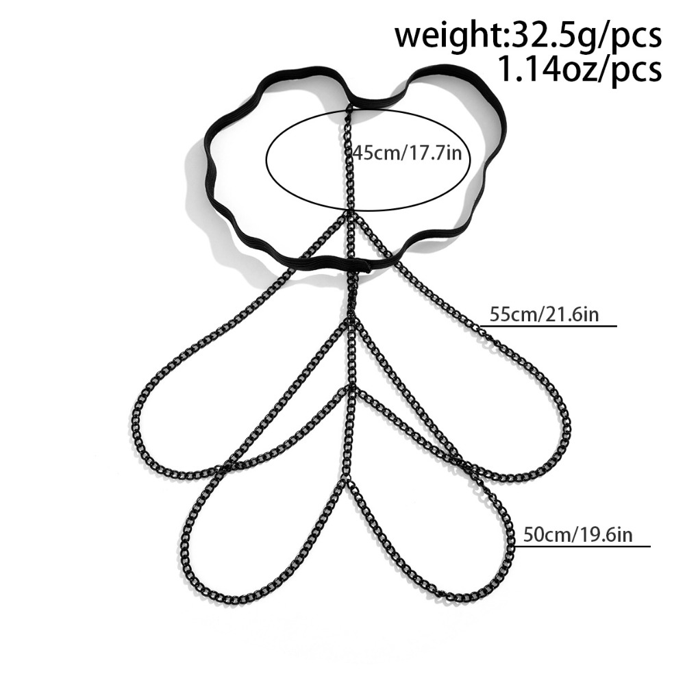 Chaîne de jambe élastique pour femme, bijou de corps décontracté pour plage et fête, accessoire de corps bohème élégant pour festival d'été