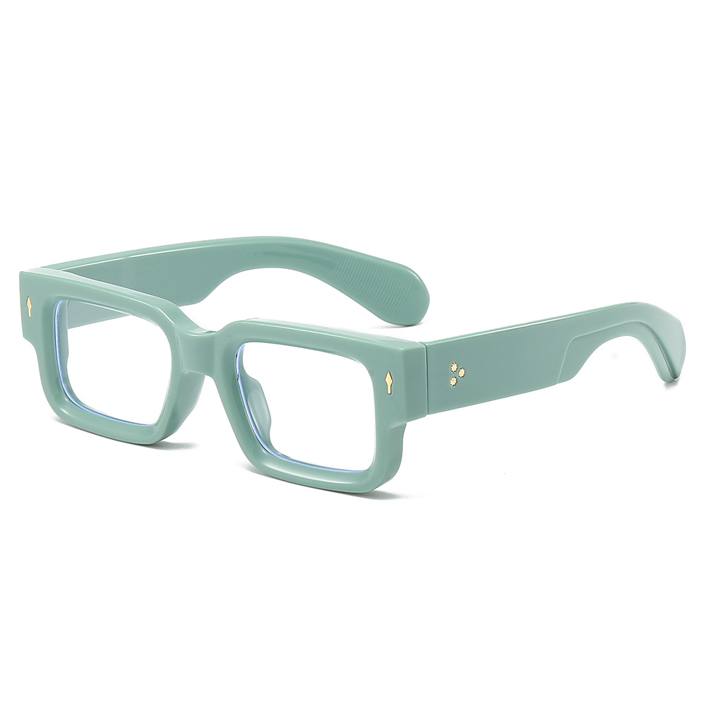 Lunettes rectangulaires anti-lumière bleue pour hommes et femmes, monture optique, lunettes de myopie, bord optique, mode, nouveau, 2023