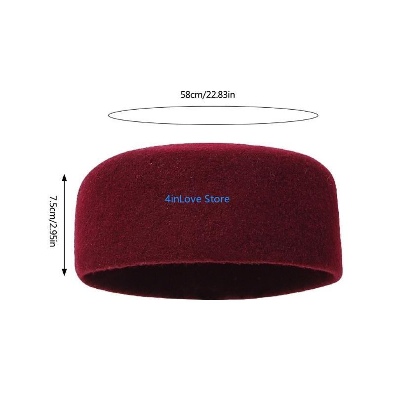T4MD chapeau en laine à mode confortable beau chapeau unisexe musulman traditionnel