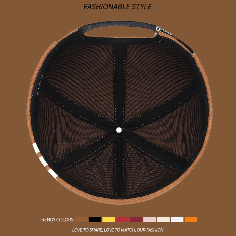 Casquette de sport à rayures rétro pour hommes et femmes, chapeau sans bord, bonnets en peau de melon, danse de rue, hip hop, propriétaire, A99, printemps
