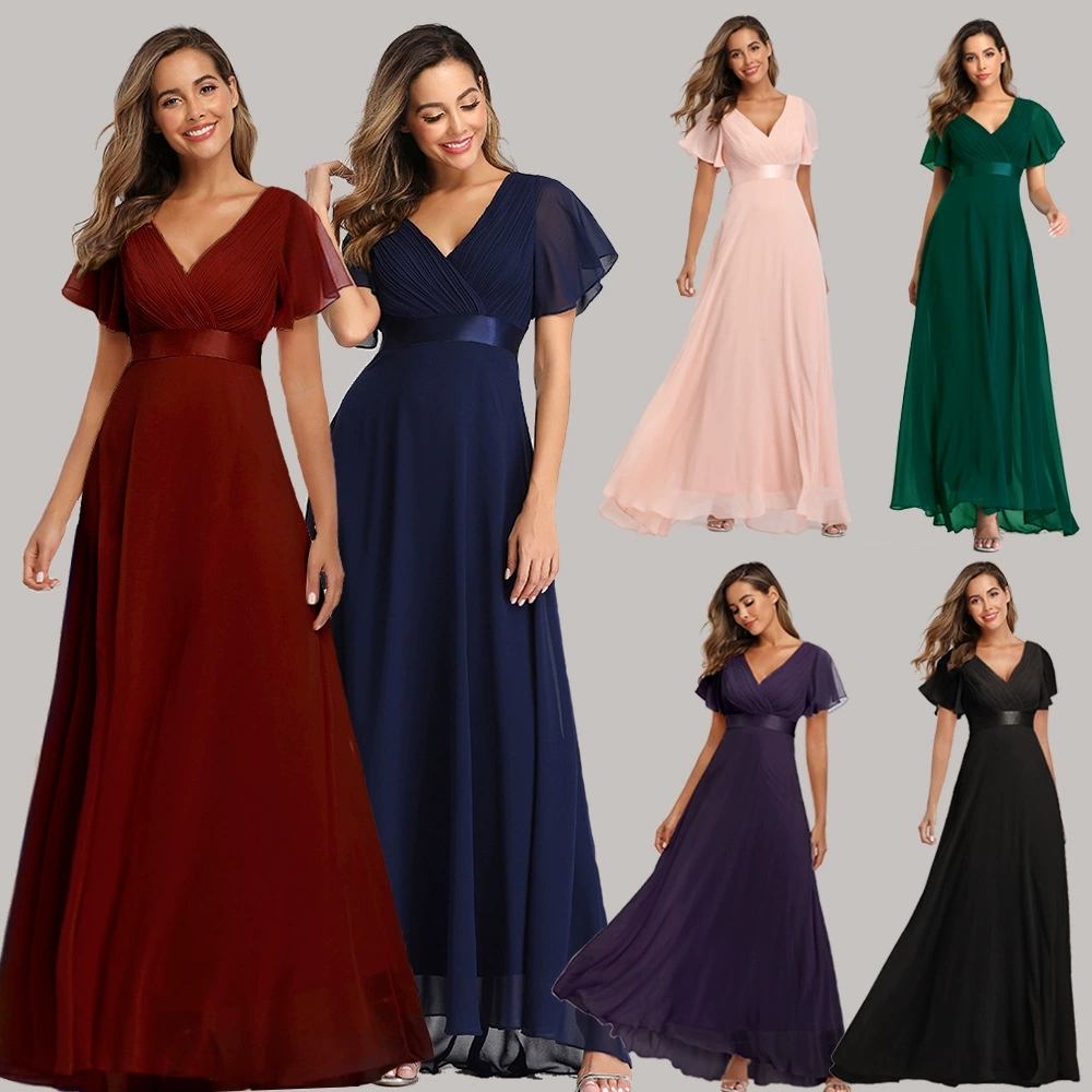 Robes longues pour femmes robe de soirée élégante en Tulle vert avec paillettes grande taille robe de soirée formelle