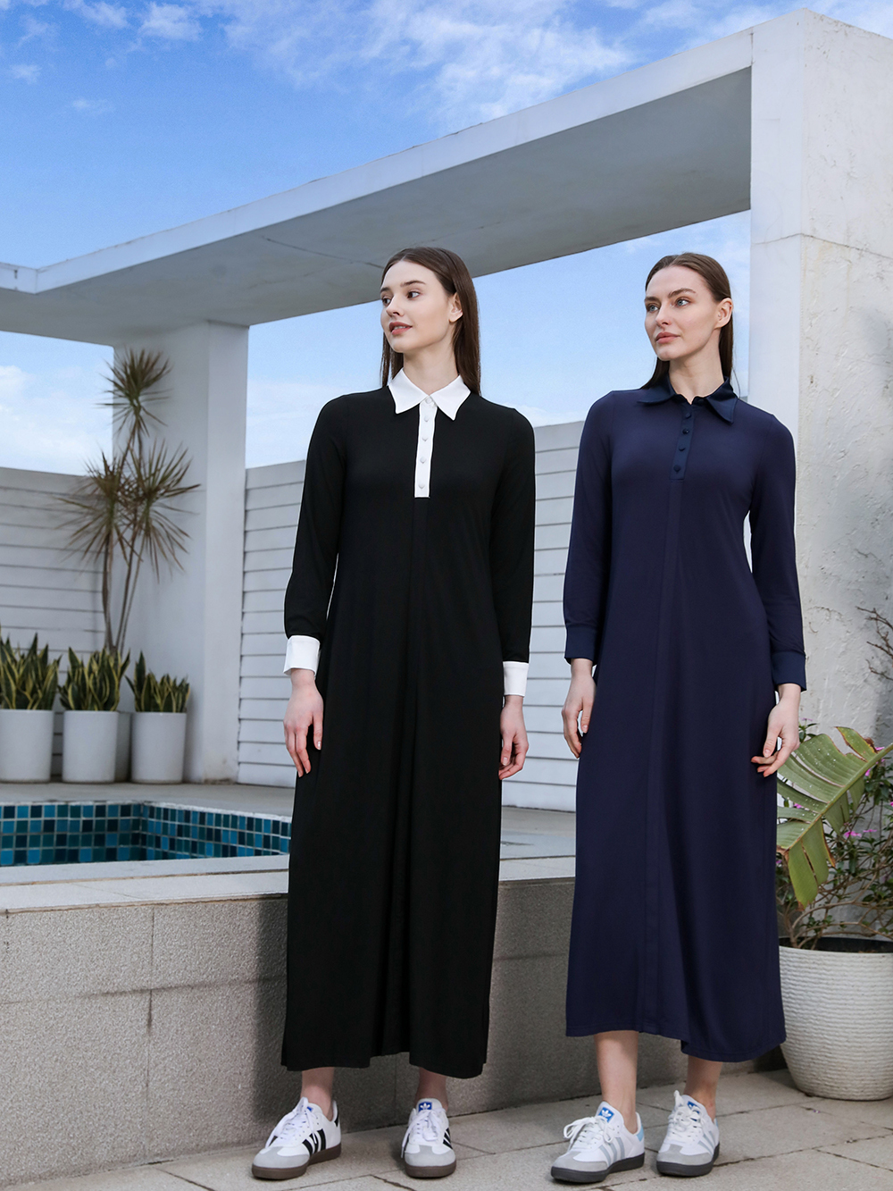 AP SS25 femmes Satin Patchwork Modal robe douce manches chauve-souris robe Maxi vêtements amples manchette en Satin